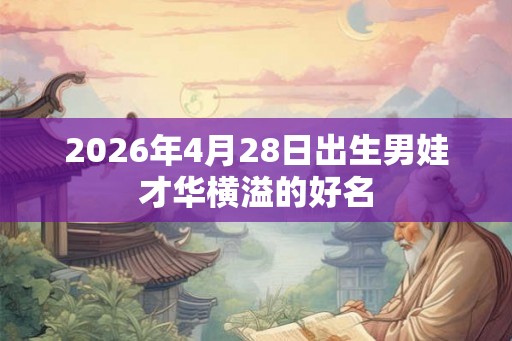 2026年4月28日出生男娃才华横溢的好名