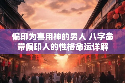偏印为喜用神的男人 八字命带偏印人的性格命运详解