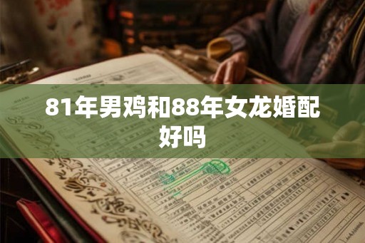 81年男鸡和88年女龙婚配好吗