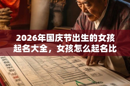 2026年国庆节出生的女孩起名大全，女孩怎么起名比较好？