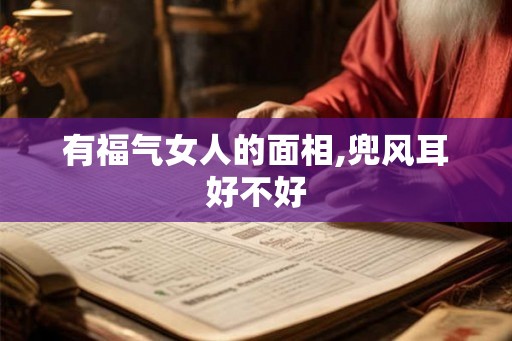 有福气女人的面相,兜风耳好不好 有福气女人的面相,兜风耳好不好