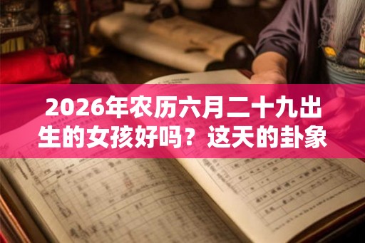 2026年农历六月二十九出生的女孩好吗？这天的卦象如何？