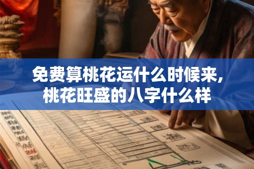 免费算桃花运什么时候来,桃花旺盛的八字什么样