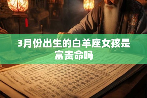 3月份出生的白羊座女孩是富贵命吗 3月份出生的白羊座女孩是富贵命吗