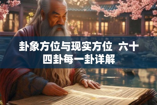 卦象方位与现实方位  六十四卦每一卦详解