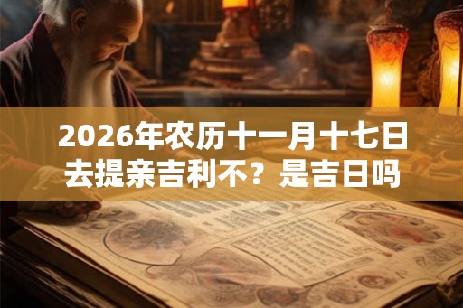 2026年农历十一月十七日去提亲吉利不？是吉日吗