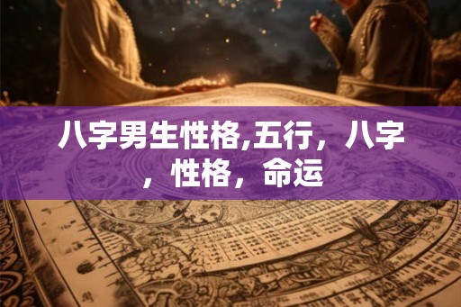 八字男生性格,五行,八字,性格,命运 八字男生性格,五行,八字,性格,命运