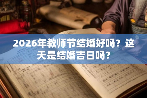 2026年教师节结婚好吗?这天是结婚吉日吗? 2026年教师节结婚好吗?这天是结婚吉日吗?
