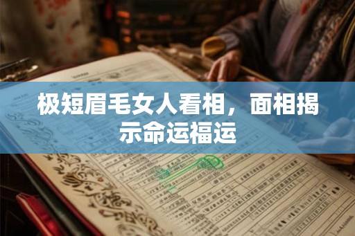 极短眉毛女人看相，面相揭示命运福运