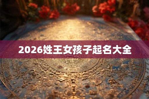 2026姓王女孩子起名大全