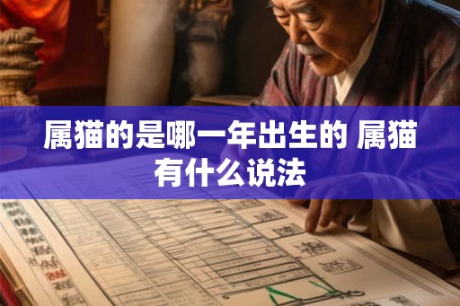 属猫的是哪一年出生的 属猫有什么说法