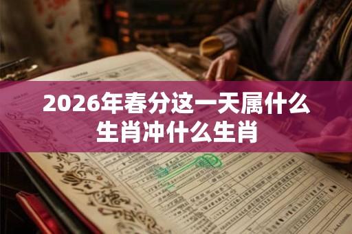 2026年春分这一天属什么生肖冲什么生肖