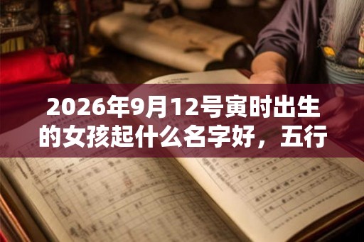 2026年9月12号寅时出生的女孩起什么名字好，五行属什么