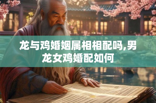龙与鸡婚姻属相相配吗,男龙女鸡婚配如何