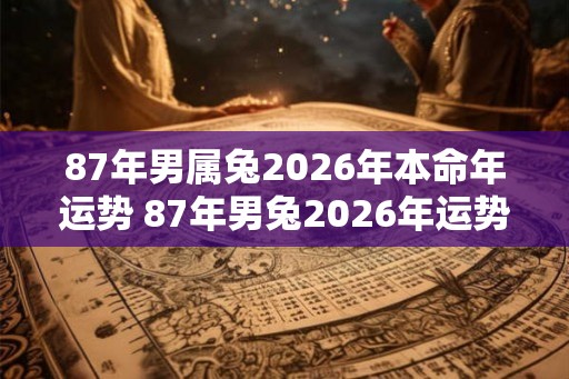 87年男属兔2026年本命年运势 87年男兔2026年运势如何 87年男属兔2026年本命年运势 87年男兔2026年运势如何