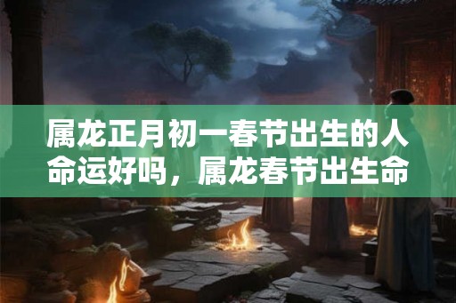 属龙正月初一春节出生的人命运好吗，属龙春节出生命运解析