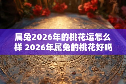 属兔2026年的桃花运怎么样 2026年属兔的桃花好吗