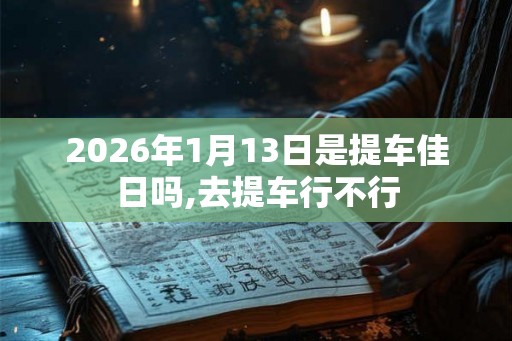 2026年1月13日是提车佳日吗,去提车行不行