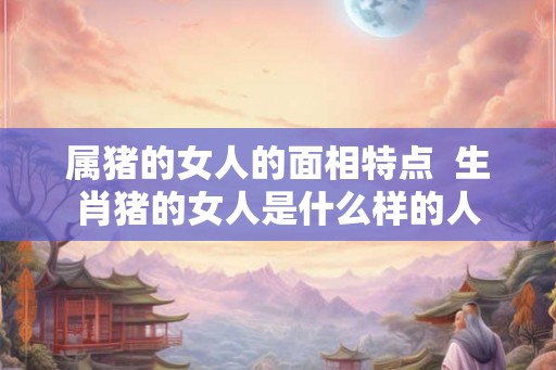 属猪的女人的面相特点  生肖猪的女人是什么样的人