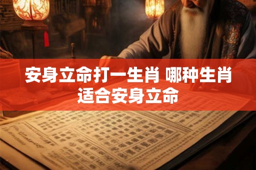 安身立命打一生肖 哪种生肖适合安身立命
