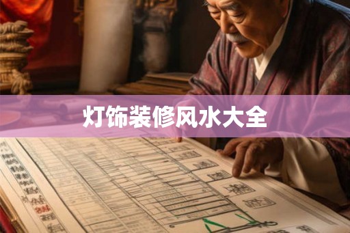 灯饰装修风水大全 灯饰装修风水大全