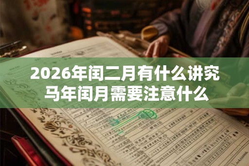 2026年闰二月有什么讲究 马年闰月需要注意什么