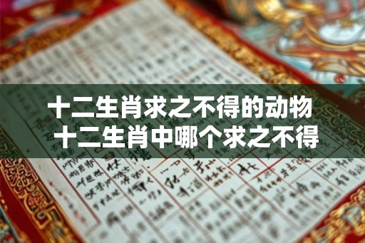 十二生肖求之不得的动物  十二生肖中哪个求之不得