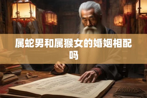 属蛇男和属猴女的婚姻相配吗