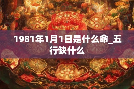 1981年1月1日是什么命_五行缺什么