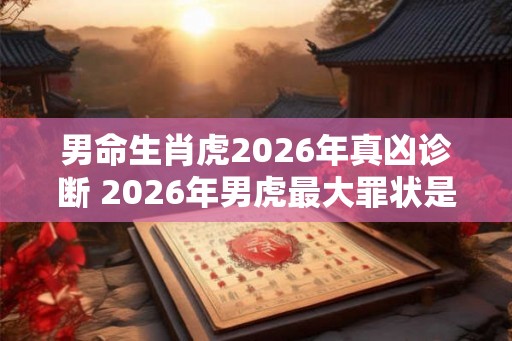 男命生肖虎2026年真凶诊断 2026年男虎最大罪状是什么