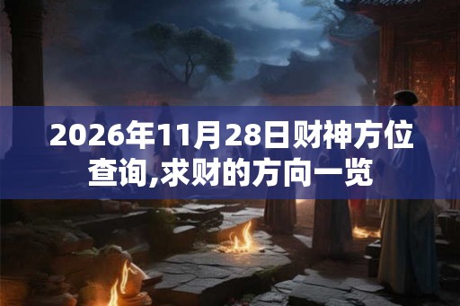2026年11月28日财神方位查询,求财的方向一览 2026年11月28日财神方位查询,求财的方向一览