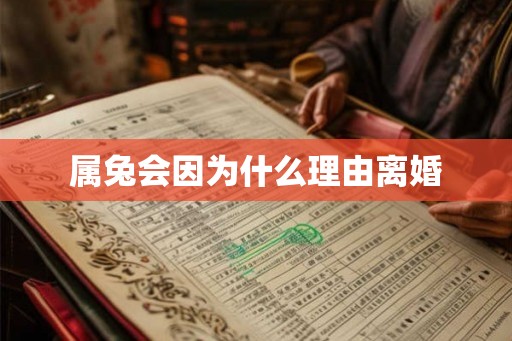 属兔会因为什么理由离婚