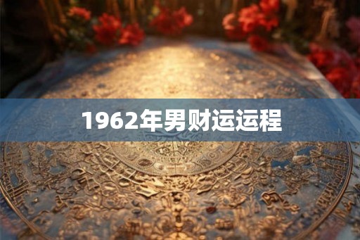 1962年男财运运程
