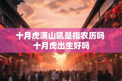 十月虎满山吼是指农历吗 十月虎出生好吗