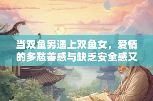 当双鱼男遇上双鱼女，爱情的多愁善感与缺乏安全感又将如何交织纠结？
