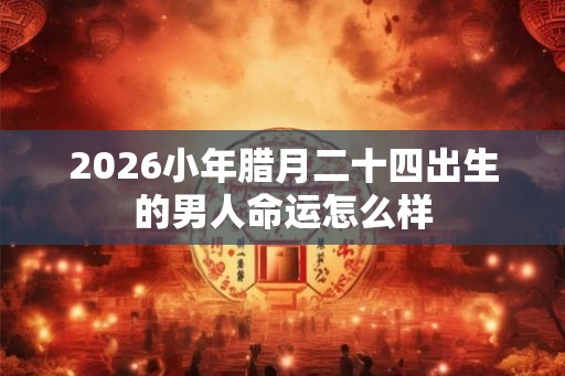 2026小年腊月二十四出生的男人命运怎么样