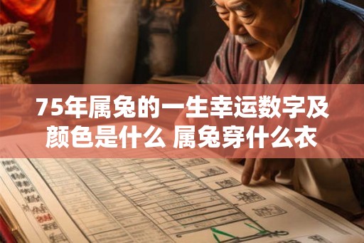 75年属兔的一生幸运数字及颜色是什么 属兔穿什么衣服好