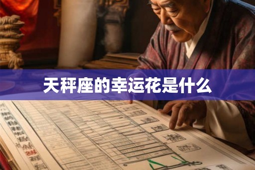 天秤座的幸运花是什么