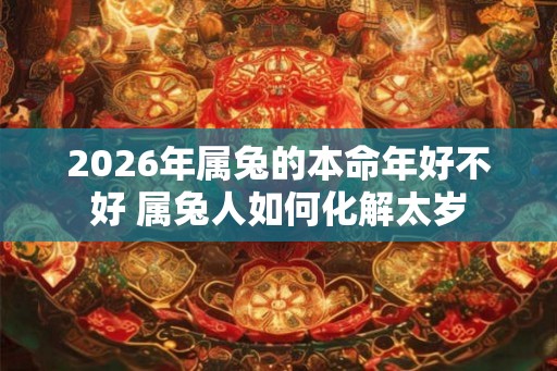 2026年属兔的本命年好不好 属兔人如何化解太岁