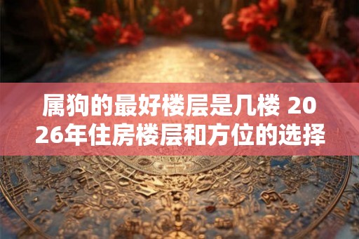 属狗的最好楼层是几楼 2026年住房楼层和方位的选择
