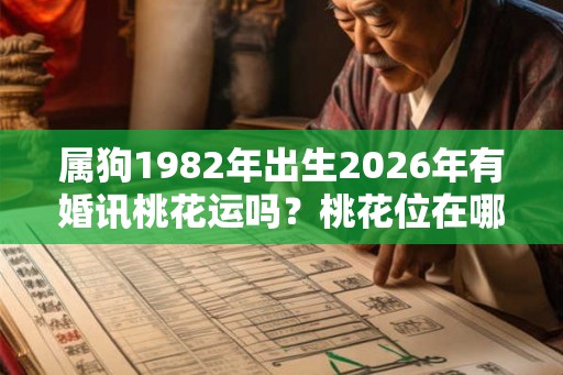 属狗1982年出生2026年有婚讯桃花运吗？桃花位在哪？