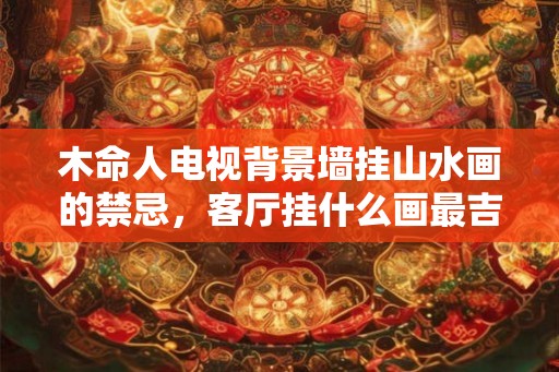 木命人电视背景墙挂山水画的禁忌，客厅挂什么画最吉利最旺运？