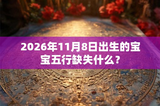 2026年11月8日出生的宝宝五行缺失什么？
