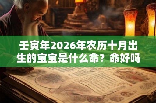 壬寅年2026年农历十月出生的宝宝是什么命？命好吗？