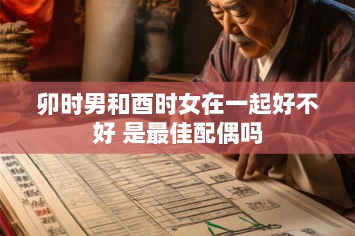 卯时男和酉时女在一起好不好 是最佳配偶吗 卯时男和酉时女在一起好不好 是最佳配偶吗