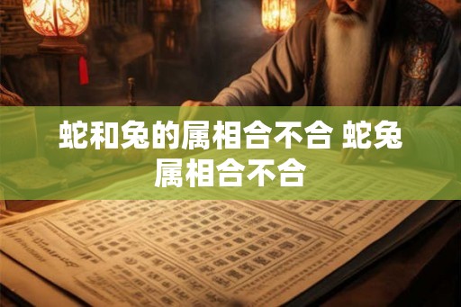 蛇和兔的属相合不合 蛇兔属相合不合 蛇和兔的属相合不合 蛇兔属相合不合