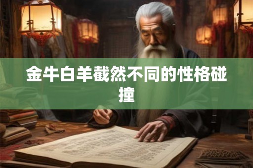 金牛白羊截然不同的性格碰撞 金牛白羊截然不同的性格碰撞