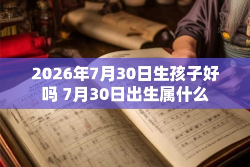 2026年7月30日生孩子好吗 7月30日出生属什么