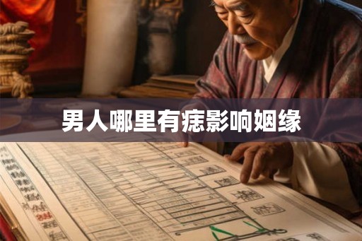 男人哪里有痣影响姻缘