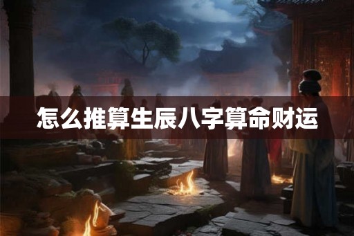 怎么推算生辰八字算命财运
